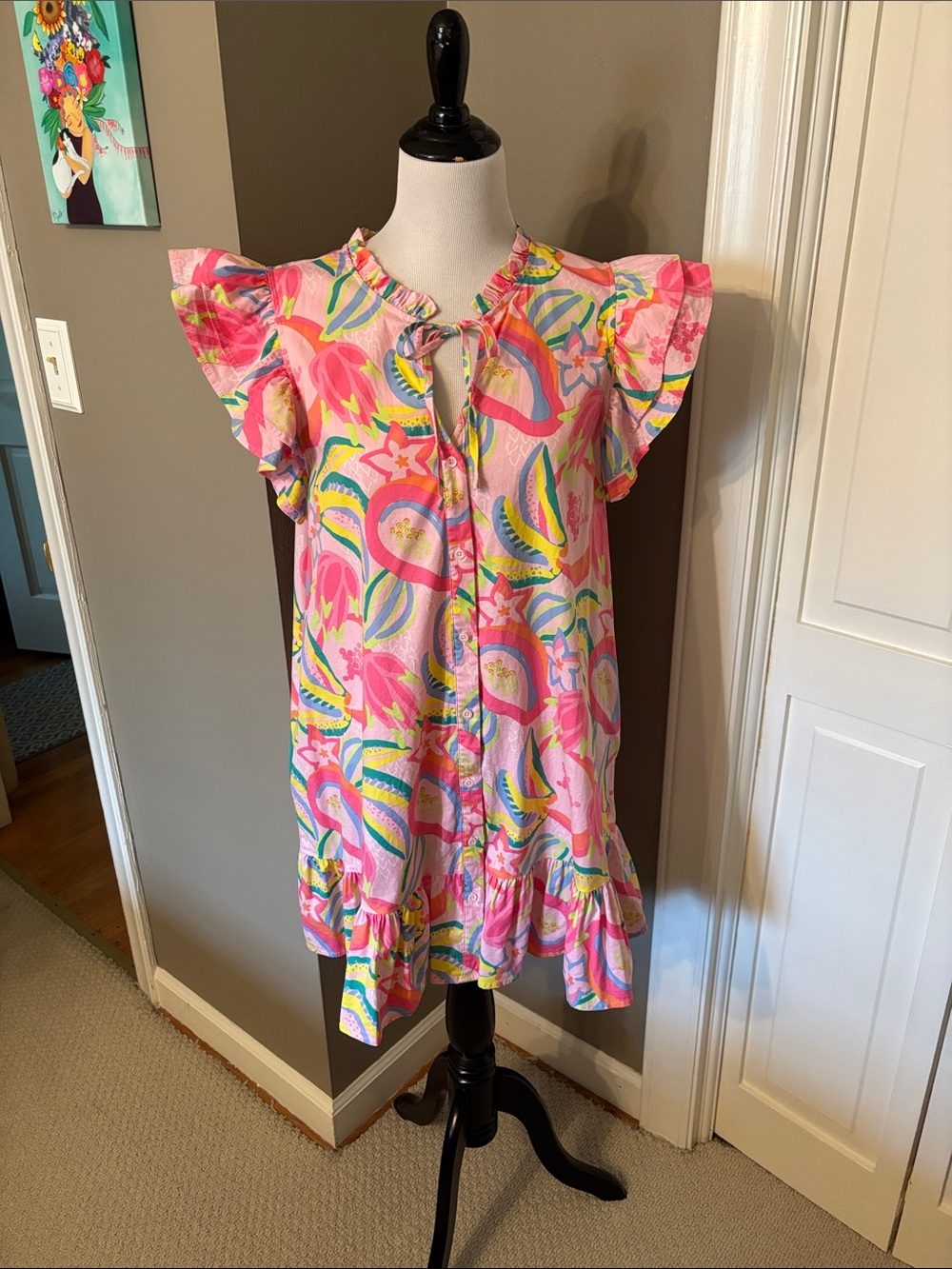 Michelle McDowell tropical print dress